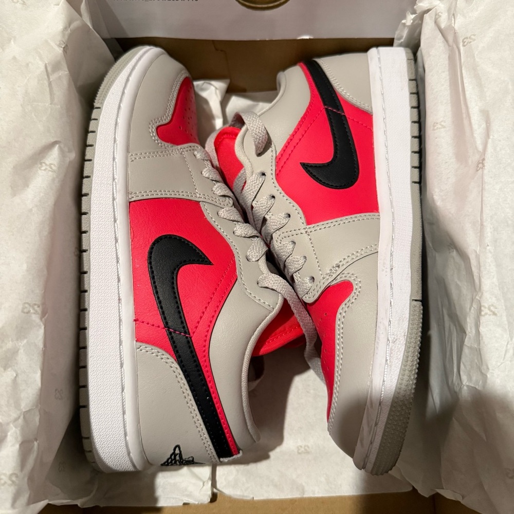 Jordan 1 Retro Low Light Iron Ore Siren Red (Women's)
